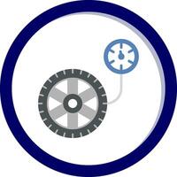 Pressure Gauge Vector Icon