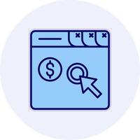Pay Per Click Vector Icon