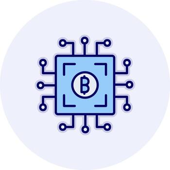 icono de vector de cpu