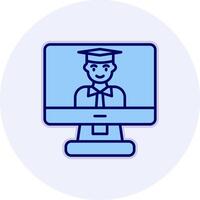 Online Learning Vector Icon