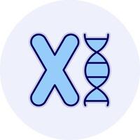 Chromosome Vector Icon