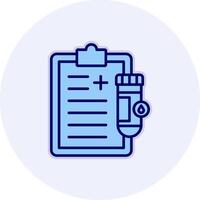 Urine Report Vector Icon