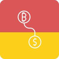Btc conversion Vector Icon