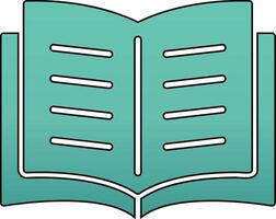 Open Book Vector Icon