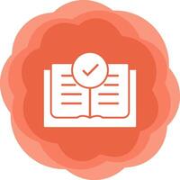 Open Book Vector Icon