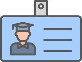 Student Id Card Vector Icon