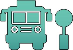 Bus Stop Vector Icon