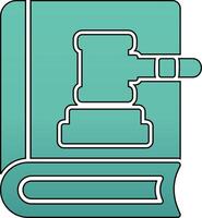 Law Book Vector Icon