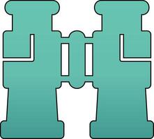 Binoculars Vector Icon