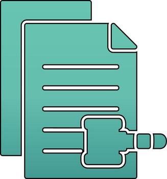 icono de vector de documento