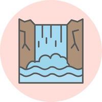 Waterfall Vector Icon