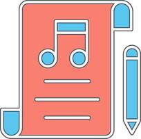 Music Composing Vector Icon