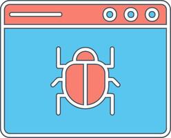 Web Bug Vector Icon