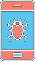 Mobile Virus Vector Icon