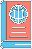 World Book Vector Icon