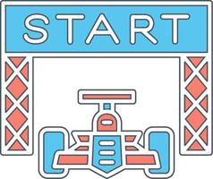 Starting Race  Vector Icon