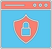 Web Security Vector Icon