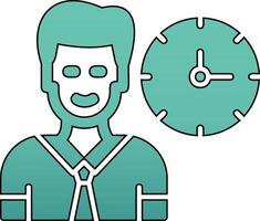 Work Time Vector Icon