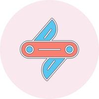 Swiss Knife Vector Icon