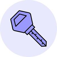 Car Key Vector Icon