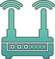 icono de vector de enrutador wifi