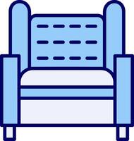 icono de vector de sillón