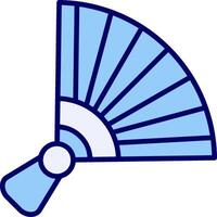 Chinese hand fan Vector Icon