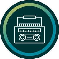 Radio Cassette Vector Icon