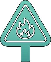 Flammable Vector Icon