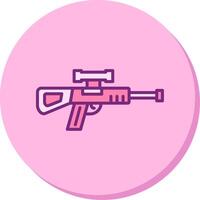 Sniper Gun Vector Icon