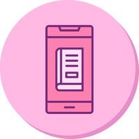 Online Book Order Vector Icon