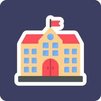 University Building Vector Icon