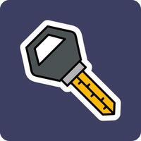 Car Key Vector Icon