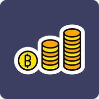 Bitcoins Vector Icon