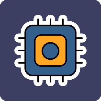 Processor Vector Icon