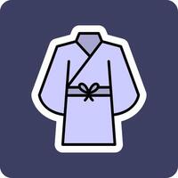 yukata vector icono