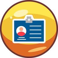 Id Card Vector Icon