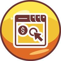 Pay Per Click Vector Icon