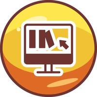 Online Book purchase Vector Icon