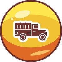 Military Truck Vector Icon