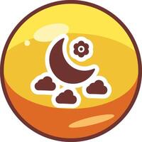 Moon Vector Icon