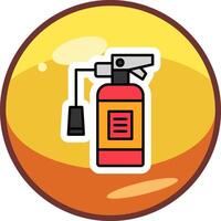 icono de vector de extintor de incendios