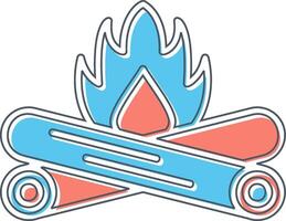 Bonfire Vector Icon