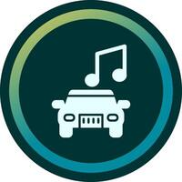 coche música vector icono