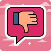 Dislike Vector Icon