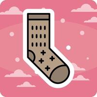 Sock Vector Icon