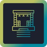 Stage Vector Icon