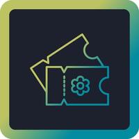 Ticket Vector Icon