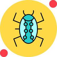 icono de vector de error