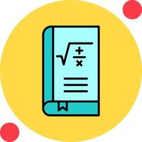 Maths Book Vector Icon